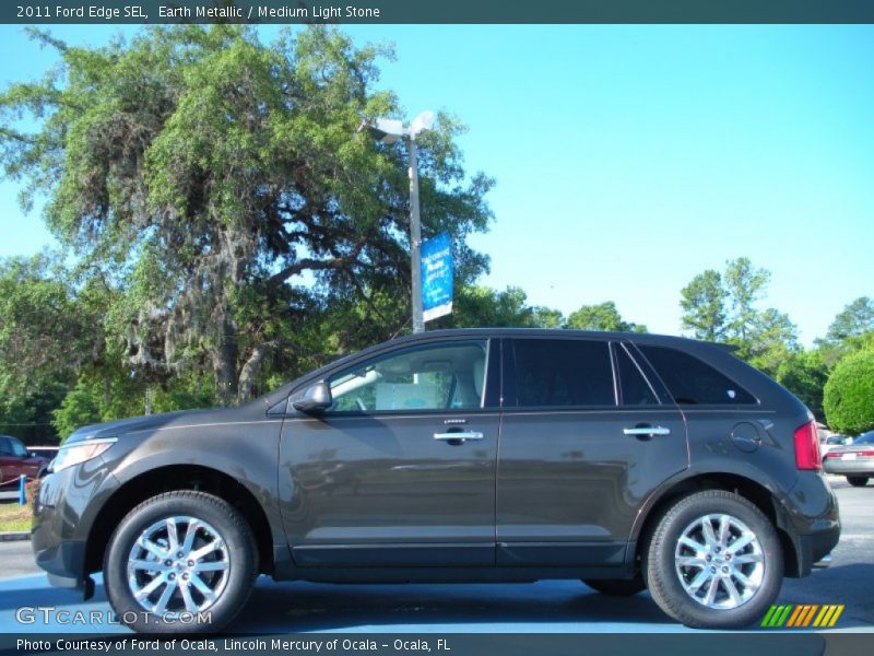 Earth Metallic / Medium Light Stone 2011 Ford Edge SEL