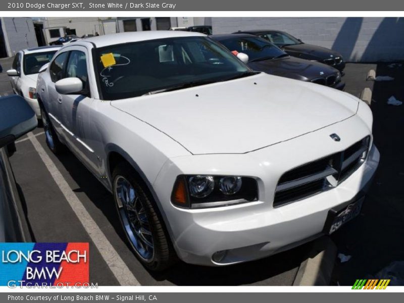Stone White / Dark Slate Gray 2010 Dodge Charger SXT