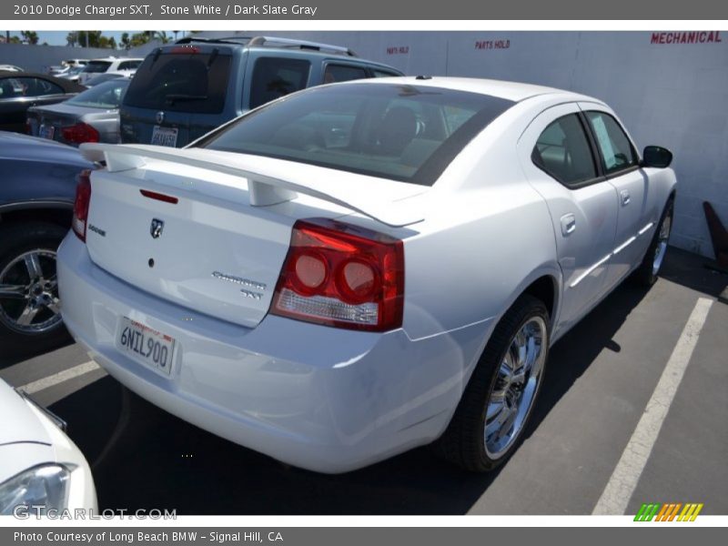 Stone White / Dark Slate Gray 2010 Dodge Charger SXT