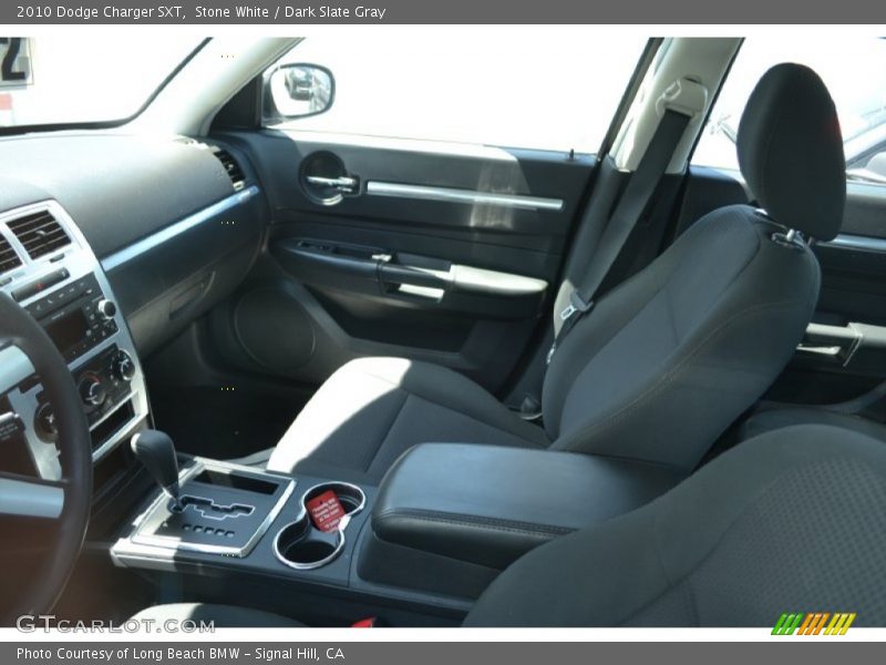 Stone White / Dark Slate Gray 2010 Dodge Charger SXT