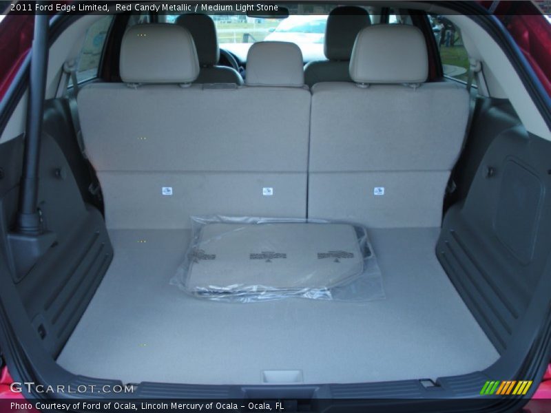 Red Candy Metallic / Medium Light Stone 2011 Ford Edge Limited