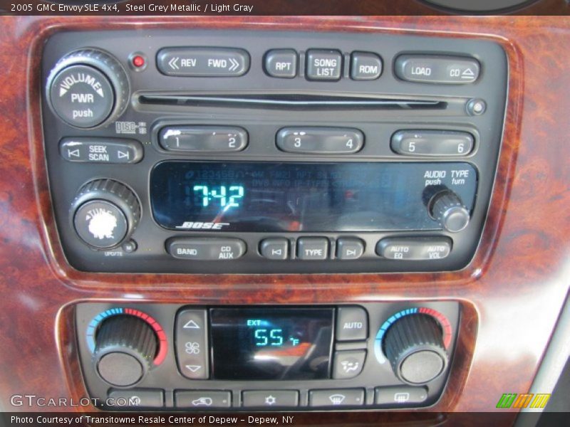 Steel Grey Metallic / Light Gray 2005 GMC Envoy SLE 4x4