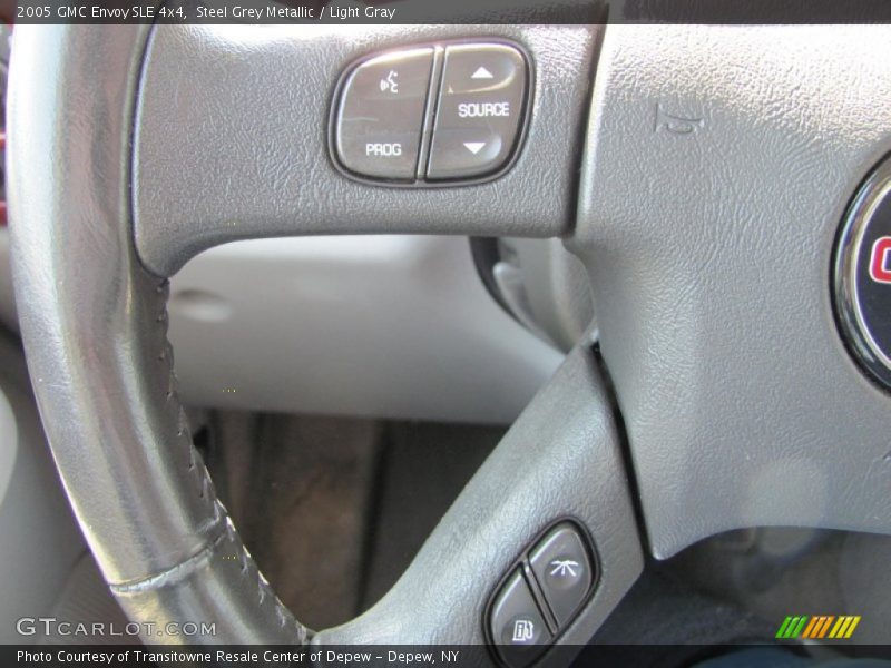 Steel Grey Metallic / Light Gray 2005 GMC Envoy SLE 4x4