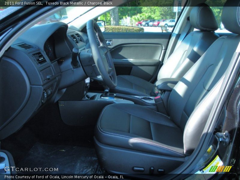 Tuxedo Black Metallic / Charcoal Black 2011 Ford Fusion SEL