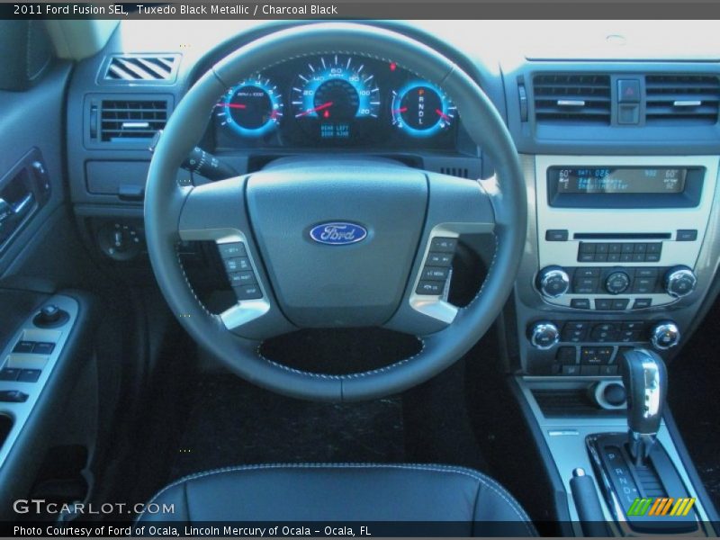 Tuxedo Black Metallic / Charcoal Black 2011 Ford Fusion SEL