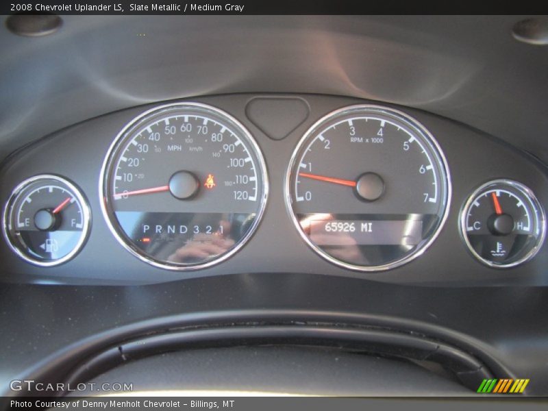  2008 Uplander LS LS Gauges