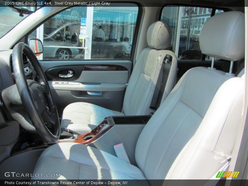 Steel Grey Metallic / Light Gray 2005 GMC Envoy SLE 4x4