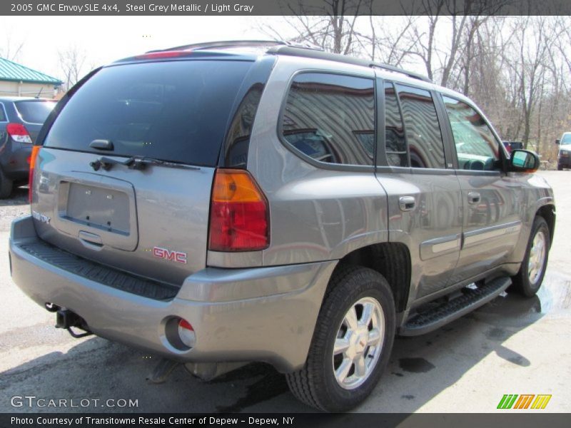 Steel Grey Metallic / Light Gray 2005 GMC Envoy SLE 4x4