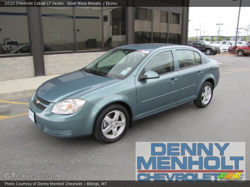 Silver Moss Metallic / Ebony 2010 Chevrolet Cobalt LT Sedan