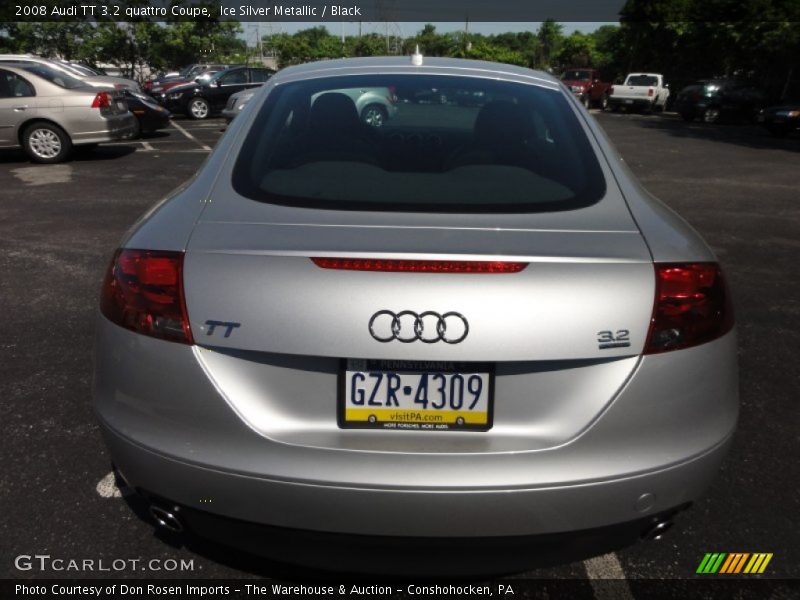 Ice Silver Metallic / Black 2008 Audi TT 3.2 quattro Coupe