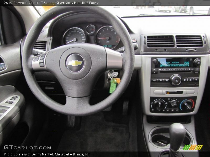 Silver Moss Metallic / Ebony 2010 Chevrolet Cobalt LT Sedan
