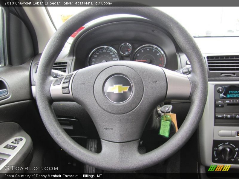 Silver Moss Metallic / Ebony 2010 Chevrolet Cobalt LT Sedan
