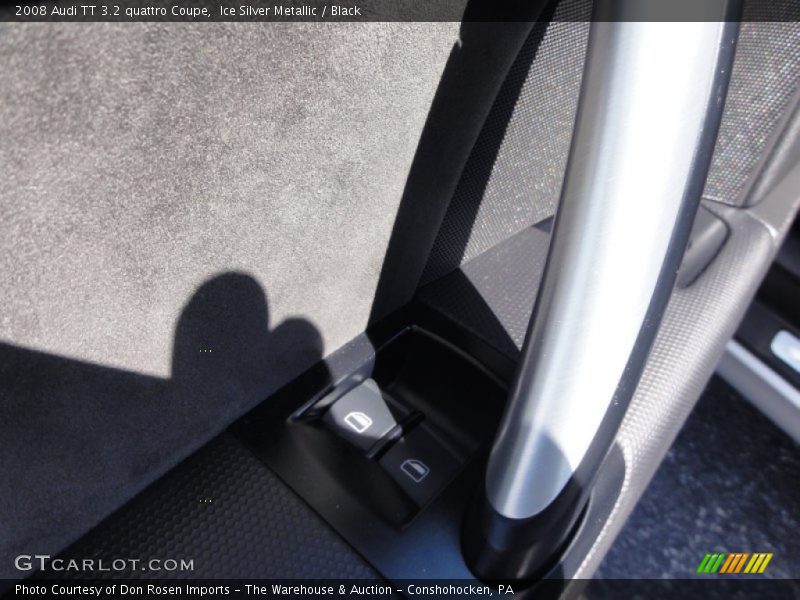 Ice Silver Metallic / Black 2008 Audi TT 3.2 quattro Coupe