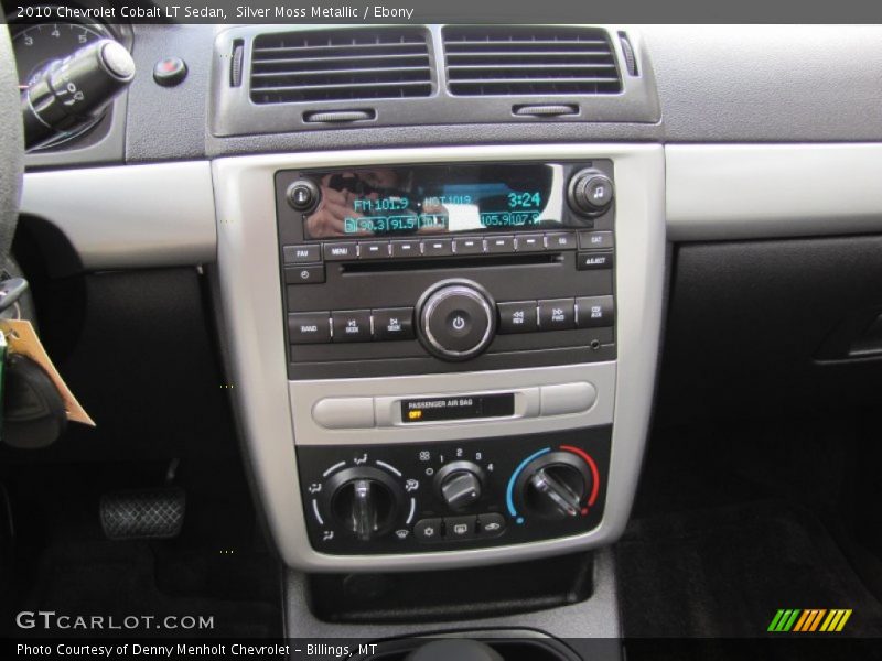 Silver Moss Metallic / Ebony 2010 Chevrolet Cobalt LT Sedan