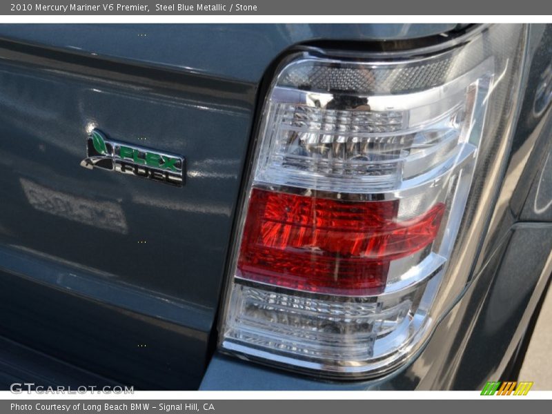 Steel Blue Metallic / Stone 2010 Mercury Mariner V6 Premier