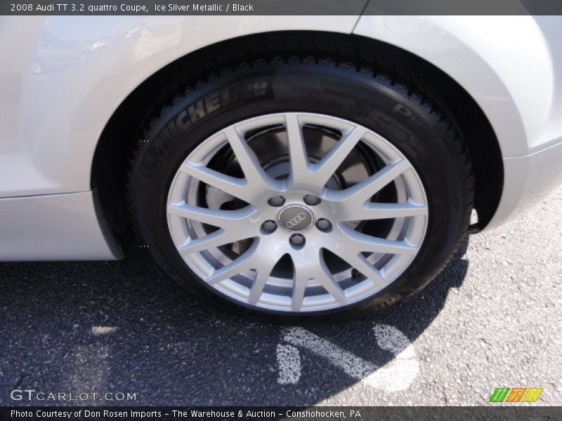 Ice Silver Metallic / Black 2008 Audi TT 3.2 quattro Coupe