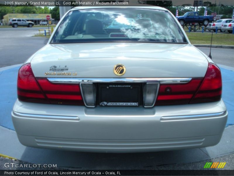 Gold Ash Metallic / Medium Parchment 2005 Mercury Grand Marquis LS
