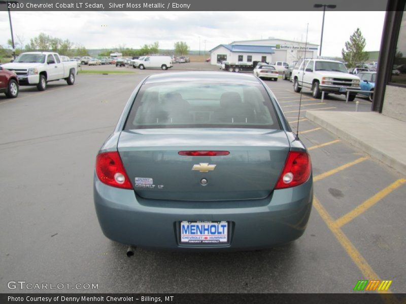 Silver Moss Metallic / Ebony 2010 Chevrolet Cobalt LT Sedan