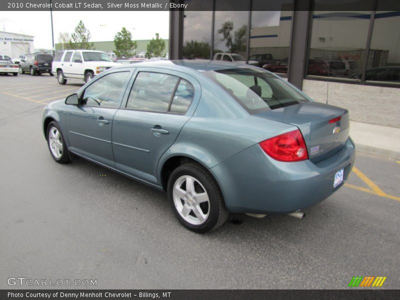 Silver Moss Metallic / Ebony 2010 Chevrolet Cobalt LT Sedan