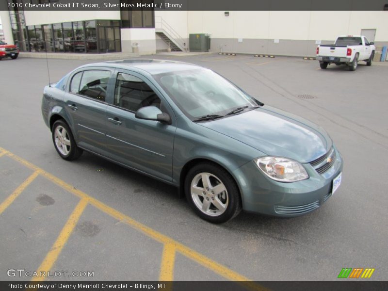 Silver Moss Metallic / Ebony 2010 Chevrolet Cobalt LT Sedan