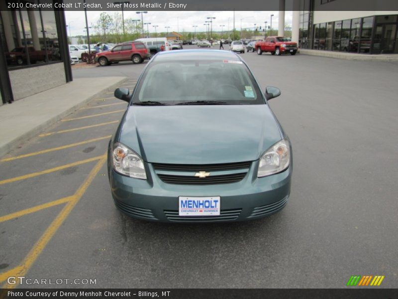 Silver Moss Metallic / Ebony 2010 Chevrolet Cobalt LT Sedan