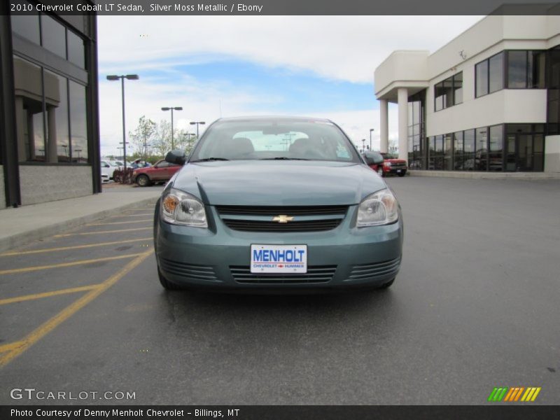 Silver Moss Metallic / Ebony 2010 Chevrolet Cobalt LT Sedan