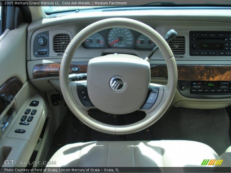 Gold Ash Metallic / Medium Parchment 2005 Mercury Grand Marquis LS