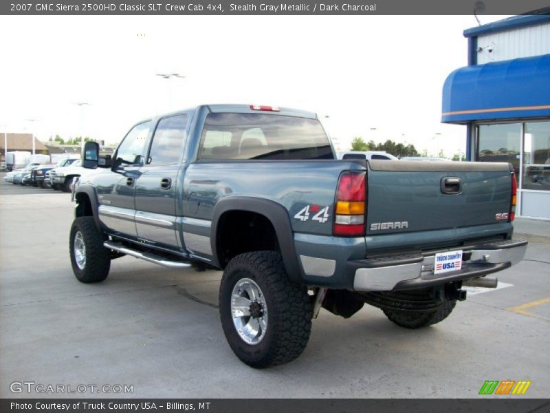 Stealth Gray Metallic / Dark Charcoal 2007 GMC Sierra 2500HD Classic SLT Crew Cab 4x4