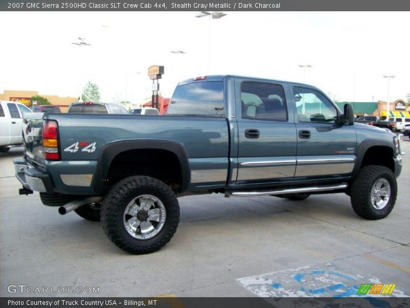 Stealth Gray Metallic / Dark Charcoal 2007 GMC Sierra 2500HD Classic SLT Crew Cab 4x4