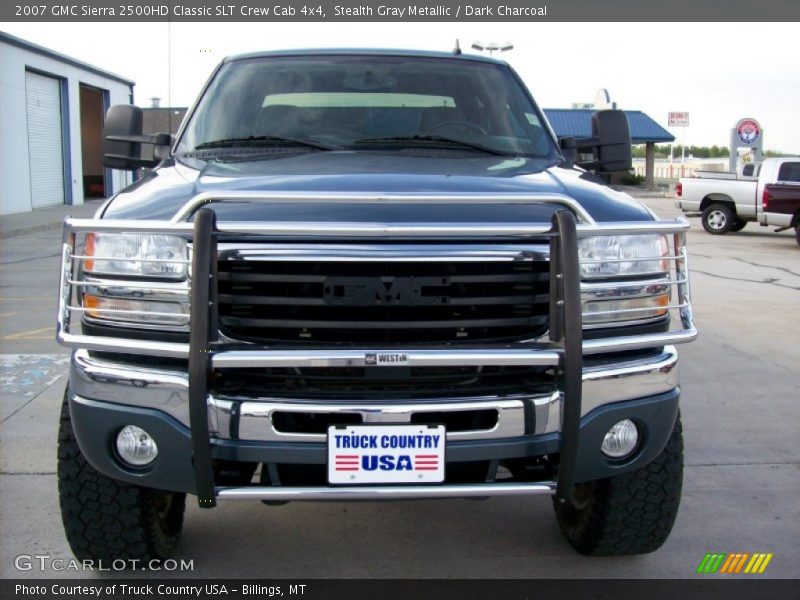 Stealth Gray Metallic / Dark Charcoal 2007 GMC Sierra 2500HD Classic SLT Crew Cab 4x4