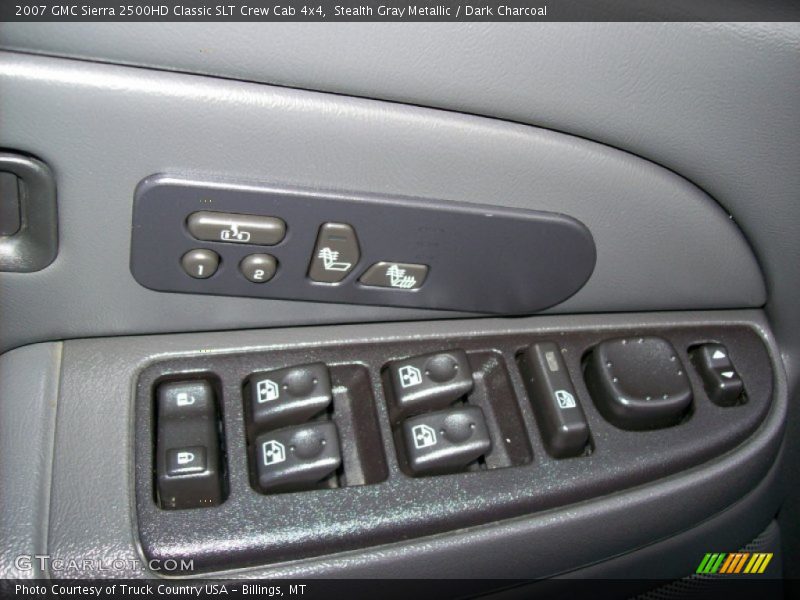 Stealth Gray Metallic / Dark Charcoal 2007 GMC Sierra 2500HD Classic SLT Crew Cab 4x4