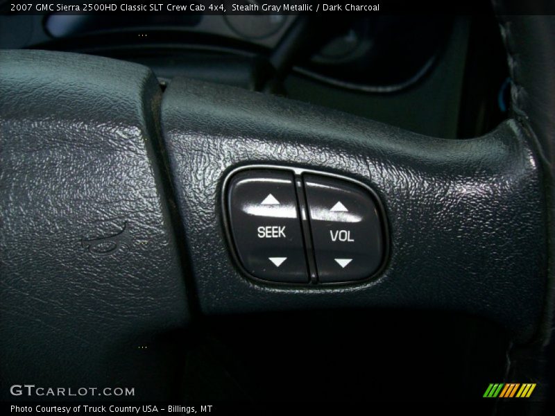 Stealth Gray Metallic / Dark Charcoal 2007 GMC Sierra 2500HD Classic SLT Crew Cab 4x4