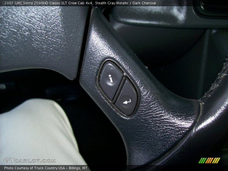 Stealth Gray Metallic / Dark Charcoal 2007 GMC Sierra 2500HD Classic SLT Crew Cab 4x4