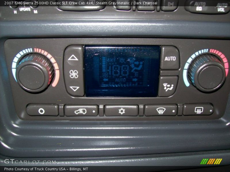 Stealth Gray Metallic / Dark Charcoal 2007 GMC Sierra 2500HD Classic SLT Crew Cab 4x4