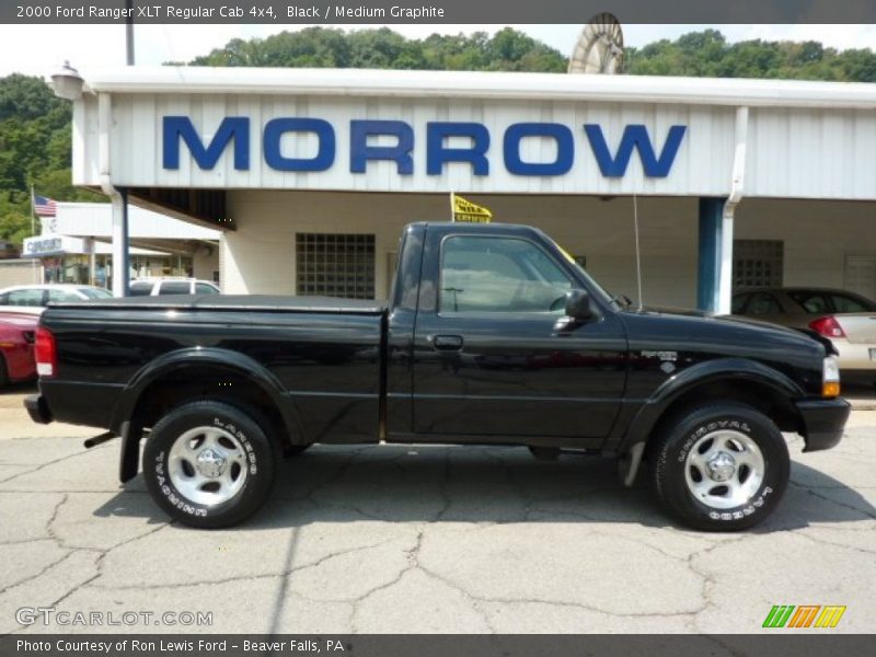 Black / Medium Graphite 2000 Ford Ranger XLT Regular Cab 4x4