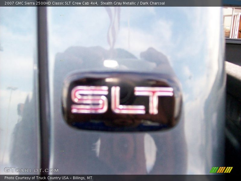 Stealth Gray Metallic / Dark Charcoal 2007 GMC Sierra 2500HD Classic SLT Crew Cab 4x4
