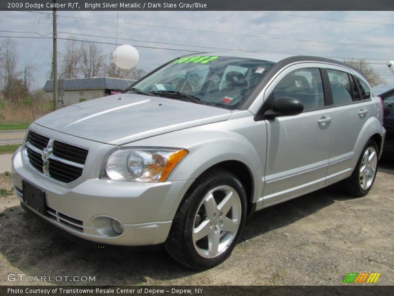 Bright Silver Metallic / Dark Slate Gray/Blue 2009 Dodge Caliber R/T