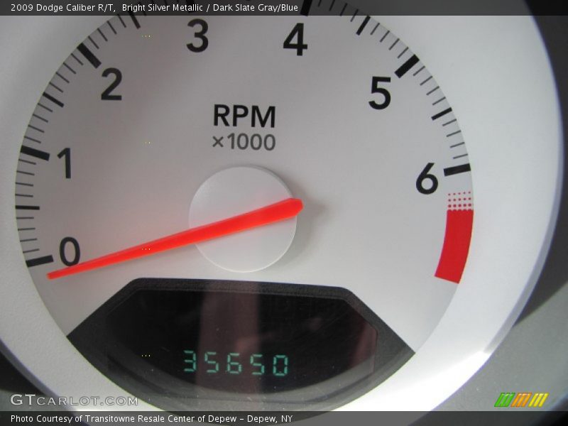 Bright Silver Metallic / Dark Slate Gray/Blue 2009 Dodge Caliber R/T
