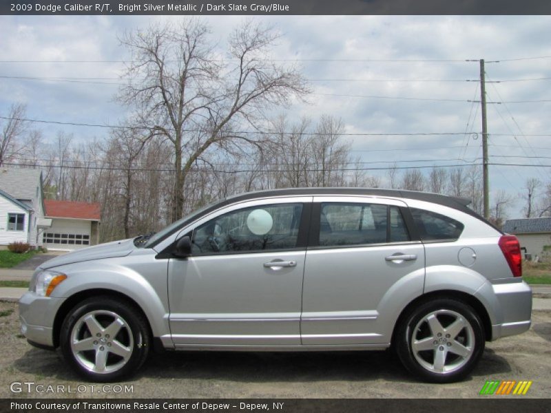 Bright Silver Metallic / Dark Slate Gray/Blue 2009 Dodge Caliber R/T