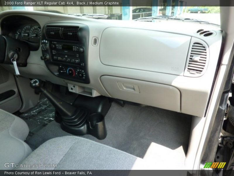 Black / Medium Graphite 2000 Ford Ranger XLT Regular Cab 4x4