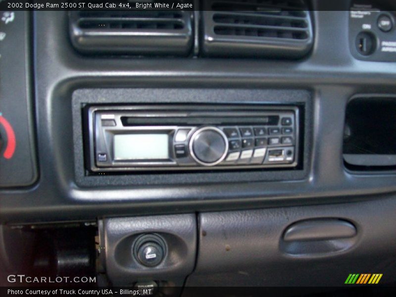 Bright White / Agate 2002 Dodge Ram 2500 ST Quad Cab 4x4