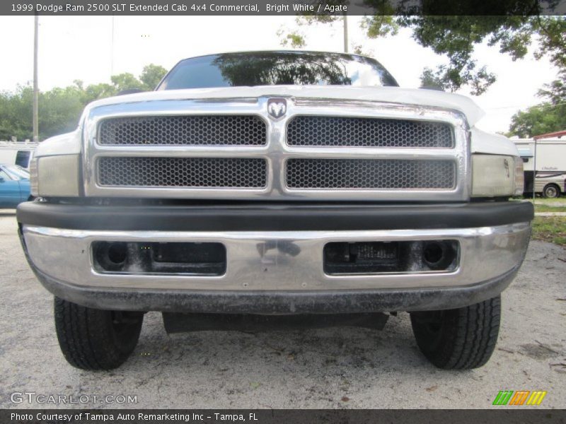 Bright White / Agate 1999 Dodge Ram 2500 SLT Extended Cab 4x4 Commercial