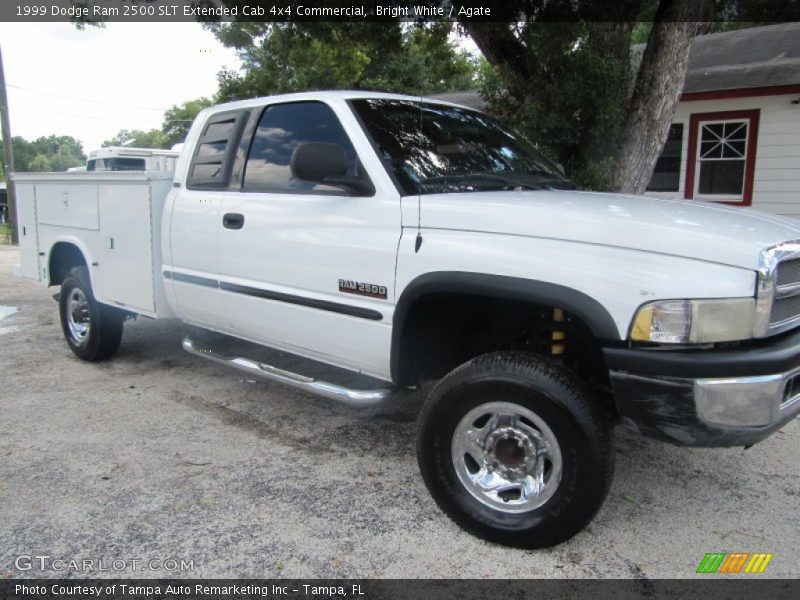 Bright White / Agate 1999 Dodge Ram 2500 SLT Extended Cab 4x4 Commercial