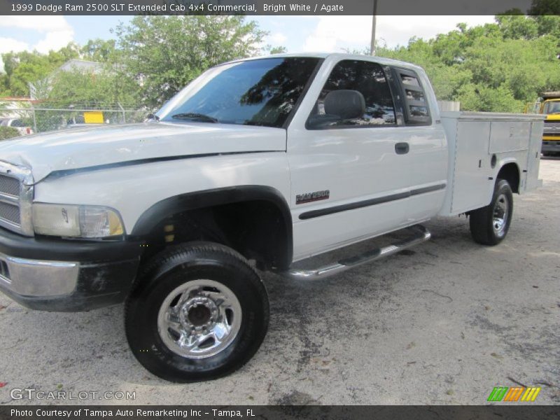 Bright White / Agate 1999 Dodge Ram 2500 SLT Extended Cab 4x4 Commercial