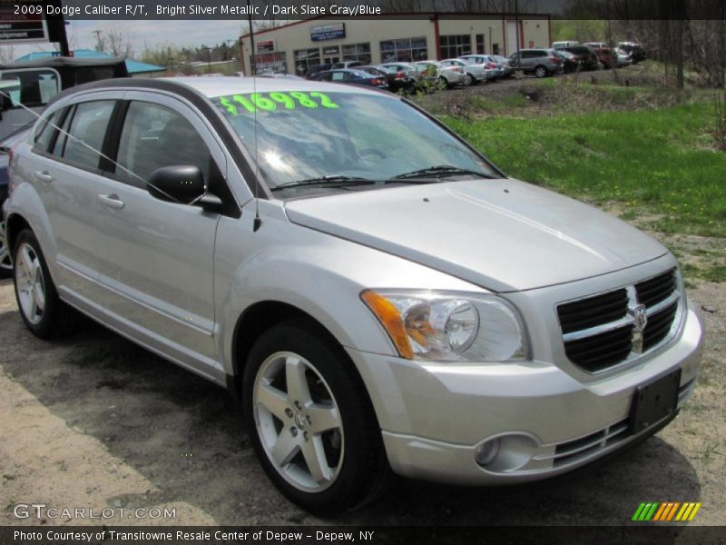 Bright Silver Metallic / Dark Slate Gray/Blue 2009 Dodge Caliber R/T