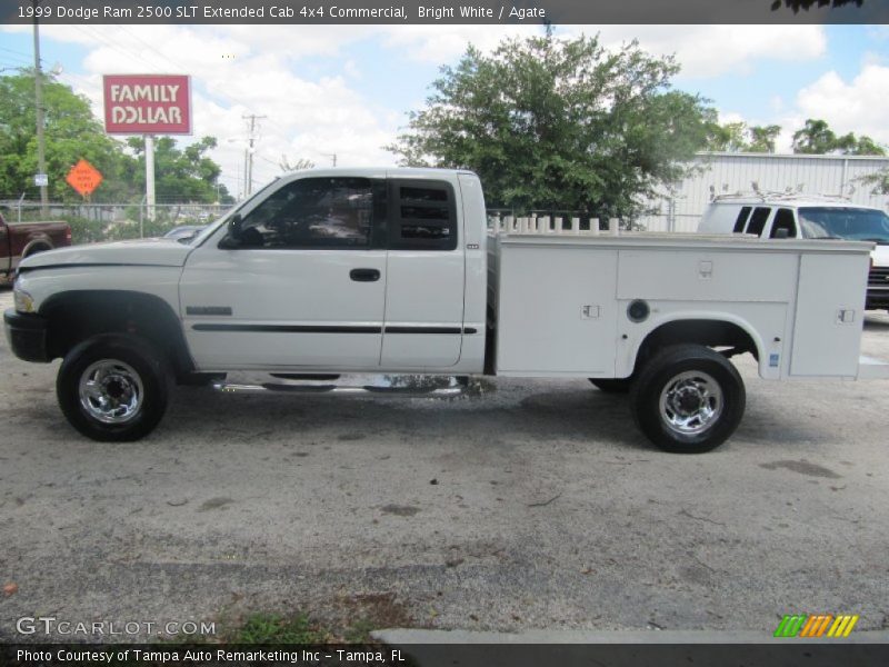 Bright White / Agate 1999 Dodge Ram 2500 SLT Extended Cab 4x4 Commercial