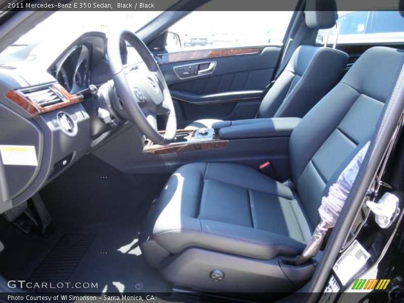 Black / Black 2011 Mercedes-Benz E 350 Sedan