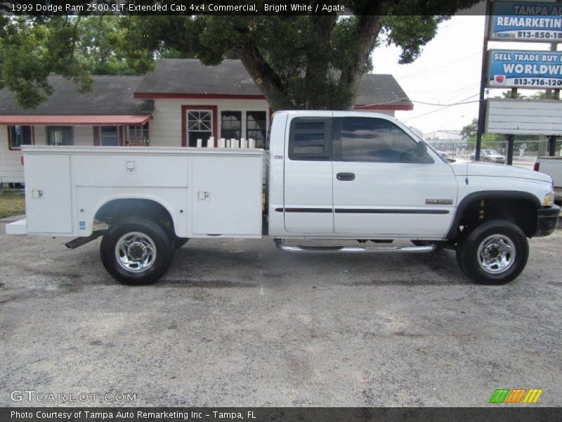 Bright White / Agate 1999 Dodge Ram 2500 SLT Extended Cab 4x4 Commercial