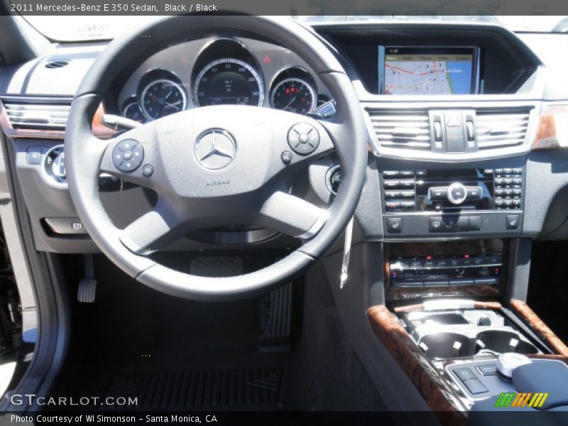 Black / Black 2011 Mercedes-Benz E 350 Sedan