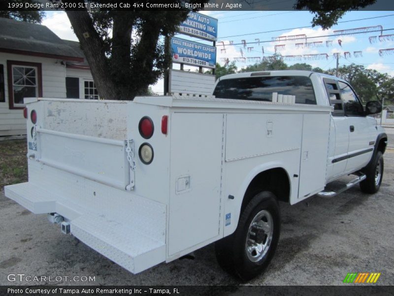 Bright White / Agate 1999 Dodge Ram 2500 SLT Extended Cab 4x4 Commercial